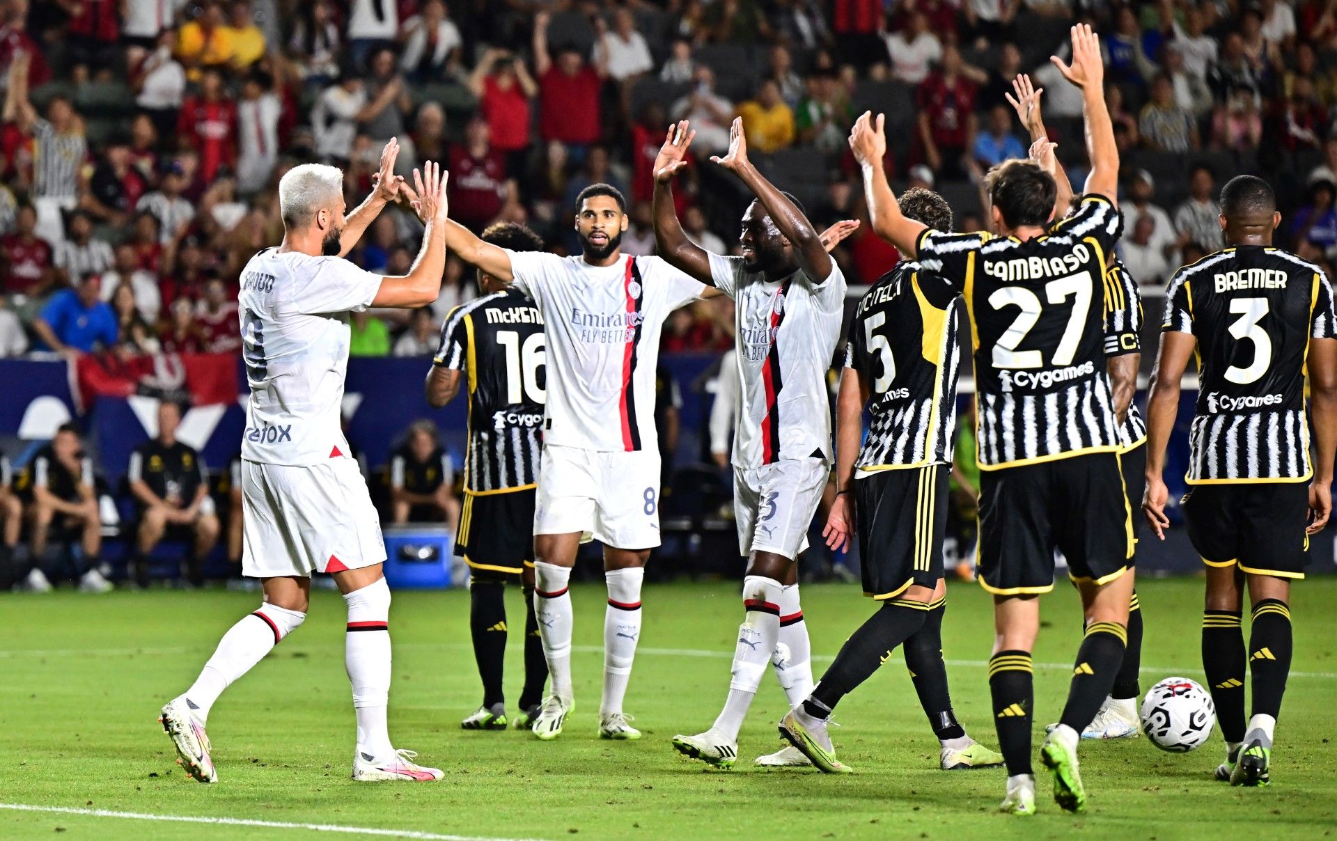 AC Milan vs Juventus predicted lineups Serie A 202324